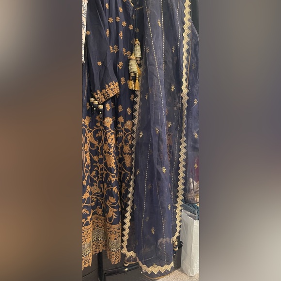 Asim jofa pakistani designer salwar kameez sana safinaz baroque Maria b sare eid - Picture 14 of 17
